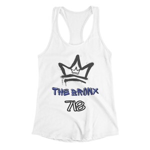 Bronx 718 NYC Women's Racerback Tank Top