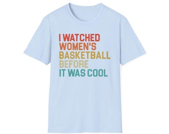 Women's Basketball WNBA Unisex Softstyle Graphic T-Shirt; Women's Sports Tee