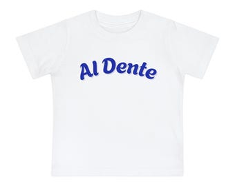Al Dente Baby Short Sleeve T-Shirt | Pasta Theme Infant Tee