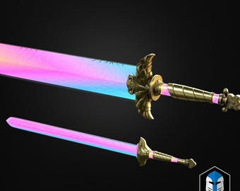 Épée Cosplay K-pop Demon Hunters - Accessoire Costume Mira, Arme En PP Pour Déguisement Halloween Ou Convention