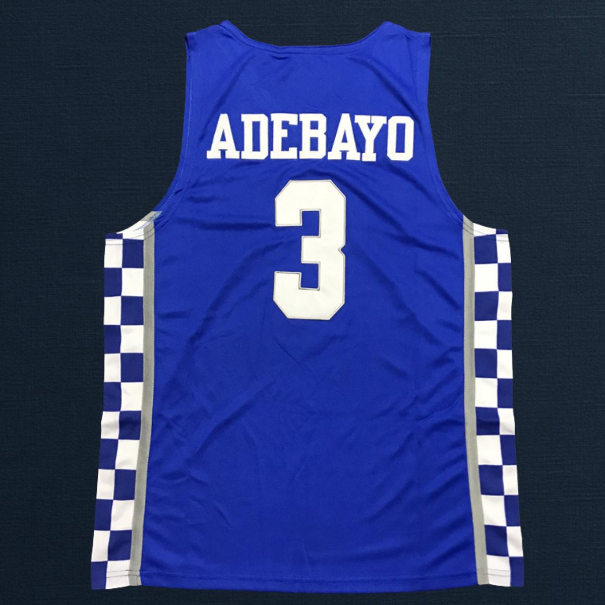 Kentucky Bam Adebayo #3 Basketball Jersey Personalized Customized