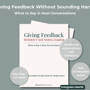 Feedback geben, ohne hart zu klingen | Was Sie als Leiter oder Vorgesetzte sagen sollten (englische Schriften inklusive PDF)