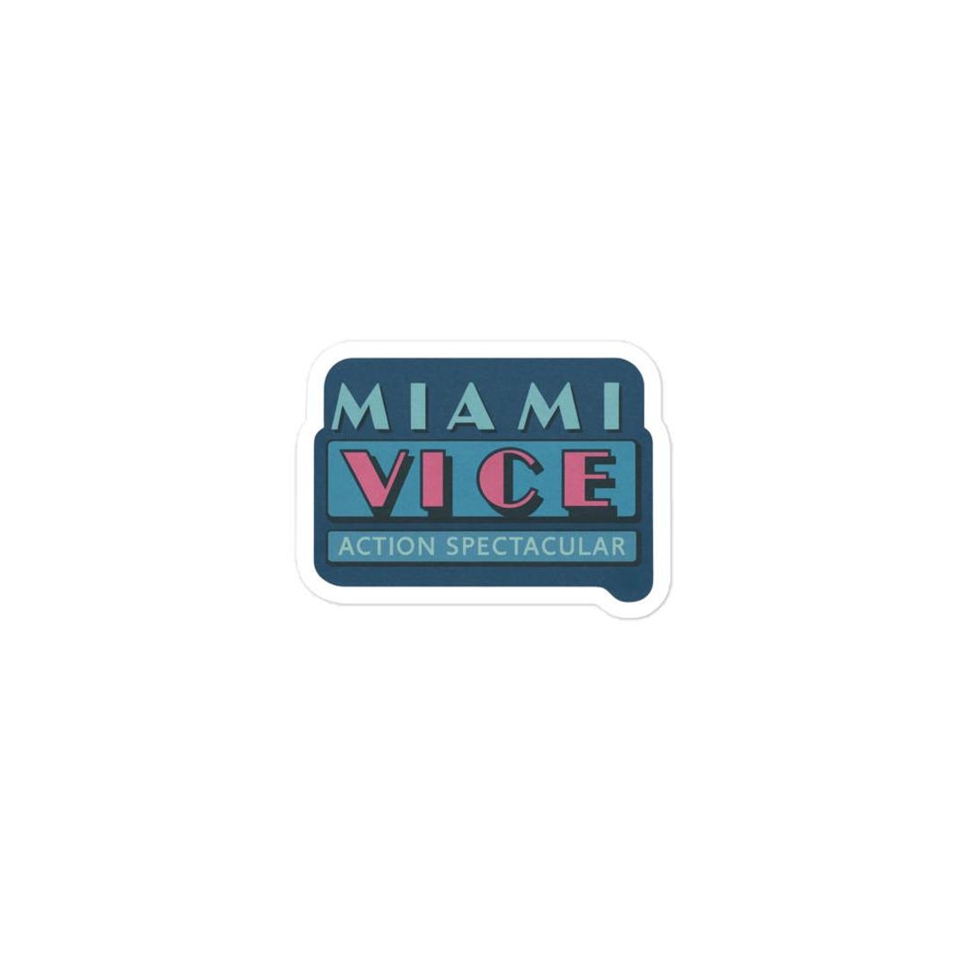 Miami Vice Action Spectacular Sticker - Etsy