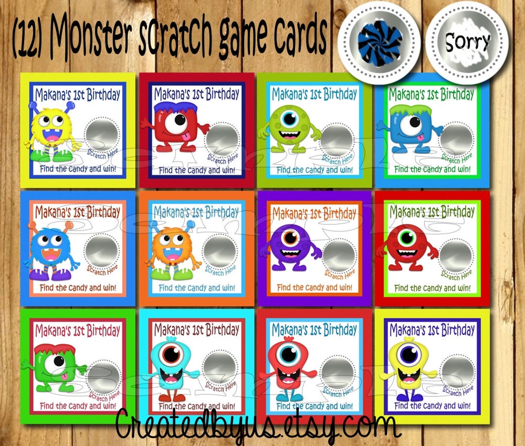 Scratch-A-Game Cards