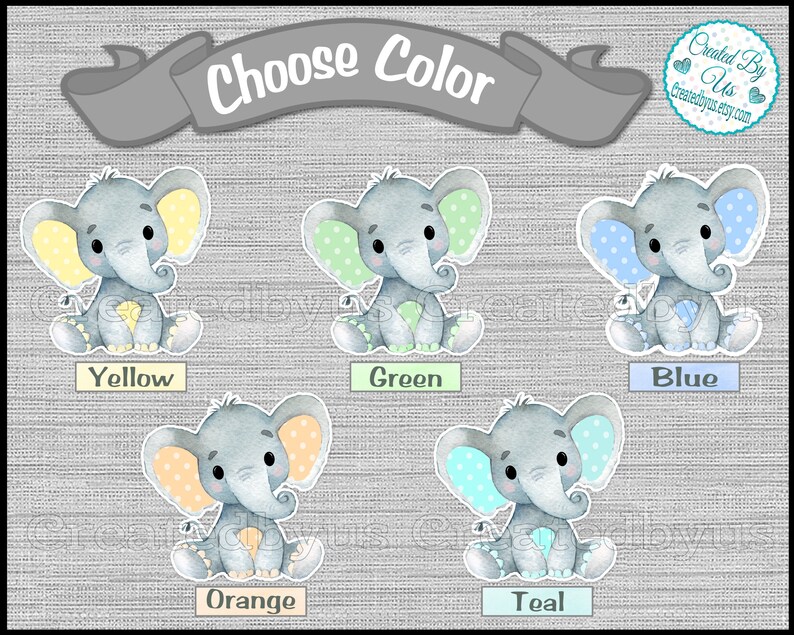 Baby Boy Elephant cutouts party decorations Little peanut baby shower It/'s a Boy Elephant diaper cake decor 1st Birthday ideas 18 Die cuts