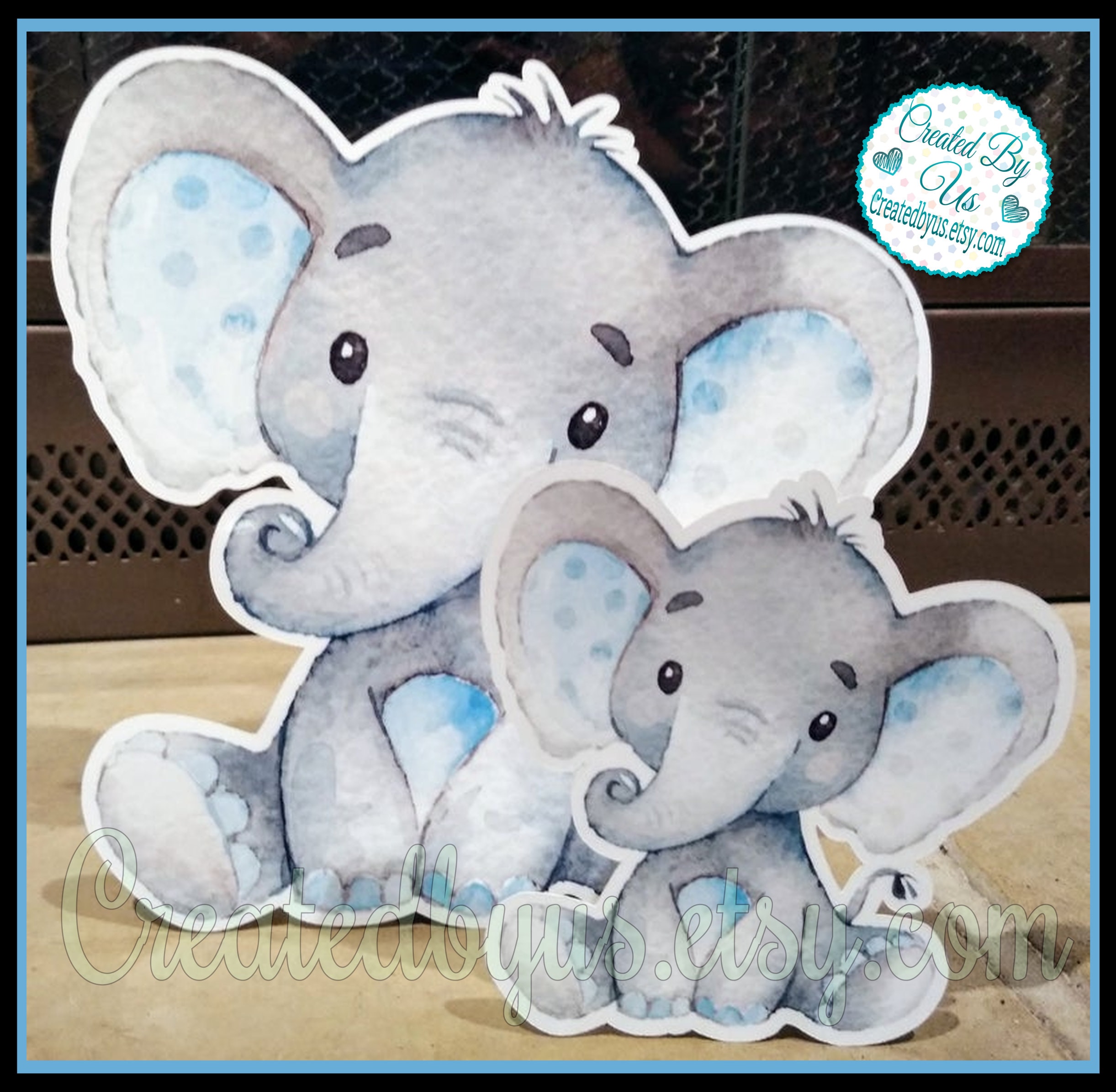 Baby boy sales elephant decorations
