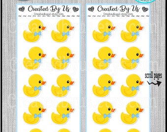 Boy rubber duck stickers Cup stickers Rubber duck baby shower Favor labels Envelope stickers Duck shower Baby duck table decorations decals