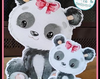 Panda Cutout Etsy