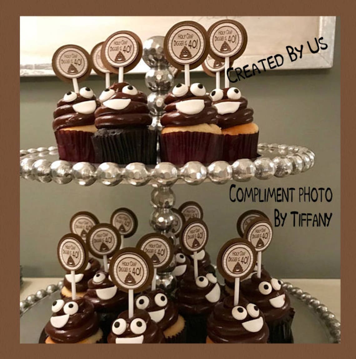 Over The Hill Retirement Birthday Cake Decorations Funny Gag 36 PCS Over  The Hill - Funny Retirement \u0026 Birthday Party Decorations Cupcake Toppers, image size:1140x1150