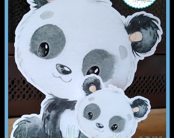 Panda Cutout Etsy