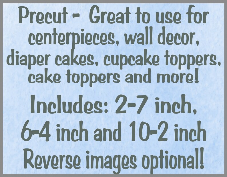 Baby Boy Elephant cutouts Elephant centerpiece Little peanut baby shower It/'s a Boy Elephant 1st Birthday bow tie top hat cake 18 Die cuts