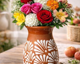 Talavera Flower Vase | Wedding Decor | Cielito Lindo | Lead Free