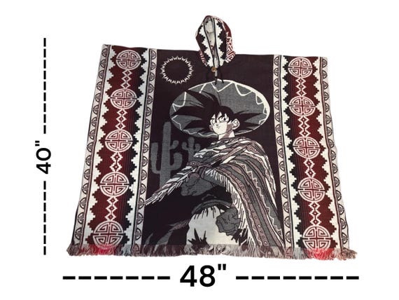 Handmade Poncho With Hoodie: Ecuadorian Artisan Cape (40x48