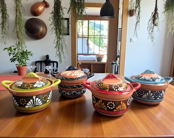 Handmade Talavera Mexican Salsa Bowls | Blue | Red | Turquoise | Green || ArteyAlmaMexicana