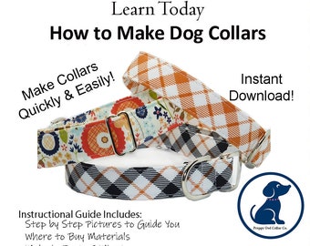 Cómo hacer un collar de perro, patrón de collar de perro, kit de collar de perro de bricolaje, patrón de collar de perro PDF - Descarga instantánea - Vender lo que haces