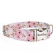 Floral Dog Collar | Girl Dog Collar | Engraved Dog Collars | Cute Dog Collar Flower | Christmas Dog Collar Gift | Small Dog Collar Name 