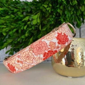 Dog Collar Personalized, Female Dog Collar, Large Dog Collar Girl, Floral Dog Collar