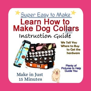 DIY Dog Collar Sewing Pattern: Adjustable Fabric Collar Tutorial (PDF Download)