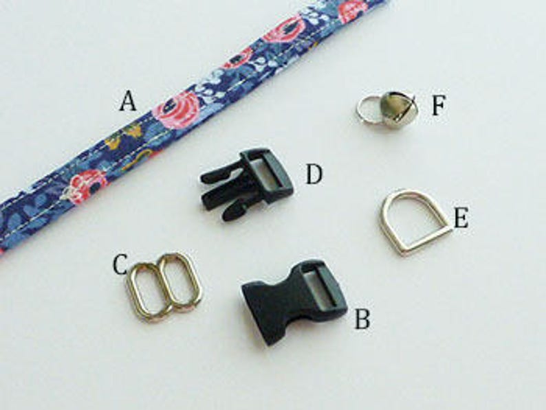 Cat Collar Sewing Instructions How to Make Fabric Cat Etsy