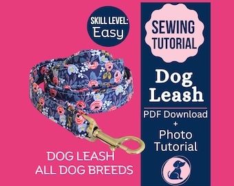 Dog Leash Sewing Tutorial: DIY Pet Lead Instructions (PDF Download)