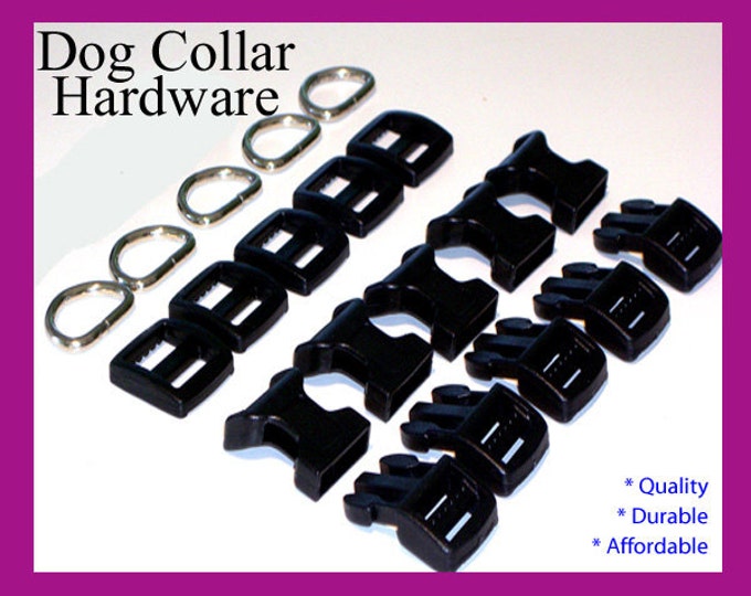 Dog Collar Hardware Ten 10 Sets of Dog Collar Hardware Etsy