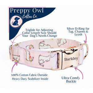 Dog Collar Rabbits, Bunny Rabbit Collar, Easter Pet Collars, Pink ...
