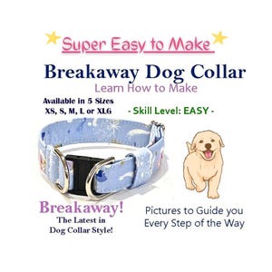 Tutoriel de couture pour collier de chien échappé, fabriquer un collier de chien échappé, instructions de couture de collier de chien échappé en tissu