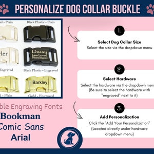 Spring Dog Collar, Gingham Dog Collar, Cute Dog Collar Green, Adjustable Dog Collar for Small Dogs image 4