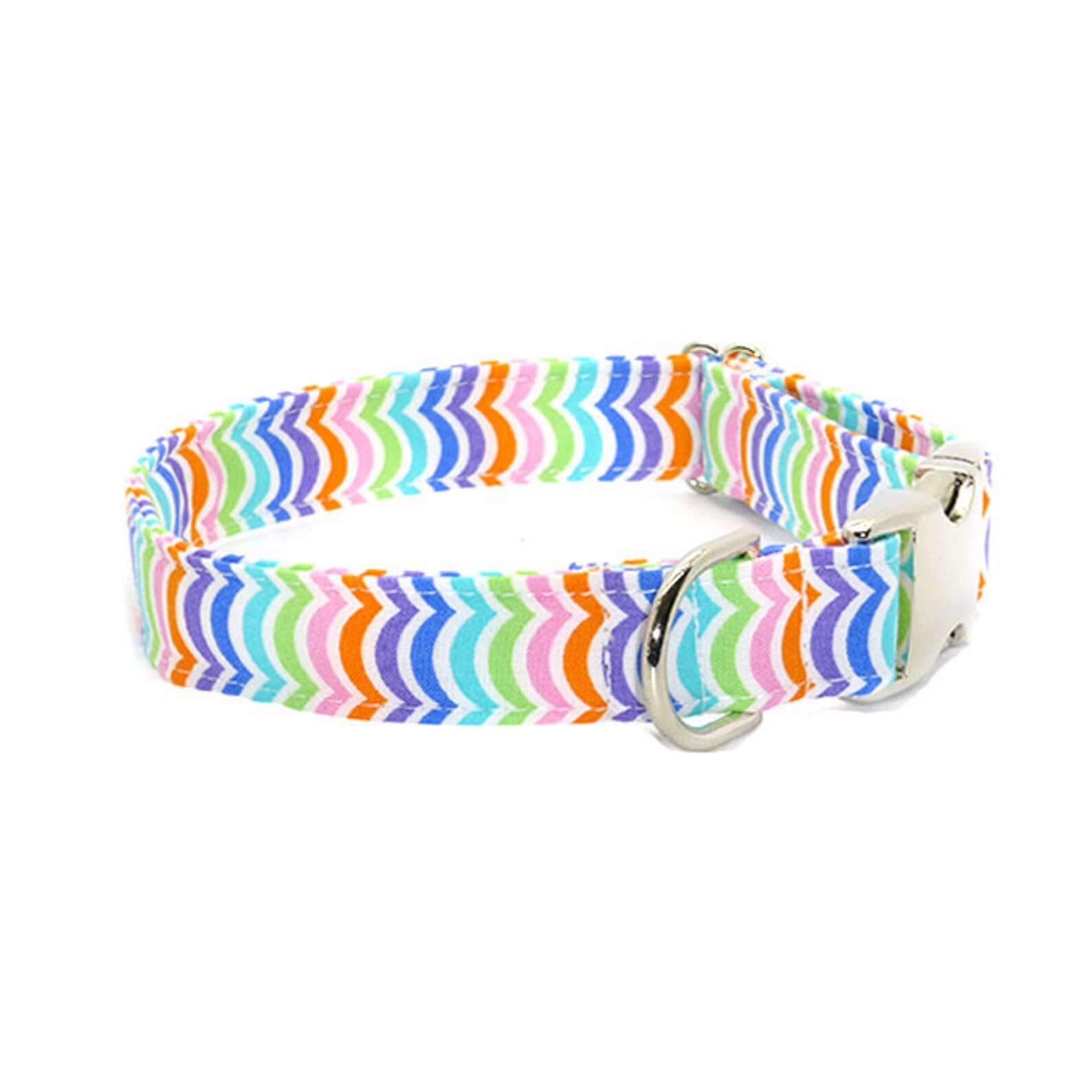 Rainbow Dog Collar Fashion Dog Collar tie dye dog collar Etsy