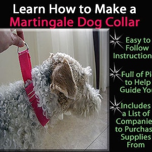 Martingale Dog Collar Pattern, DIY Dog Collars, How to Make Martingale Dog Collar image 1