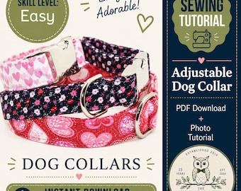 DIY Dog Collar Pattern: Easy Sew PDF Tutorial (Instant Download)