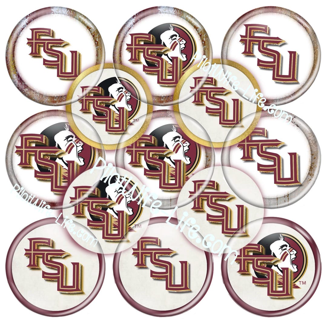 FSU Seminoles Collages, Buttons, Magnets, Charms (digital Download) - Etsy