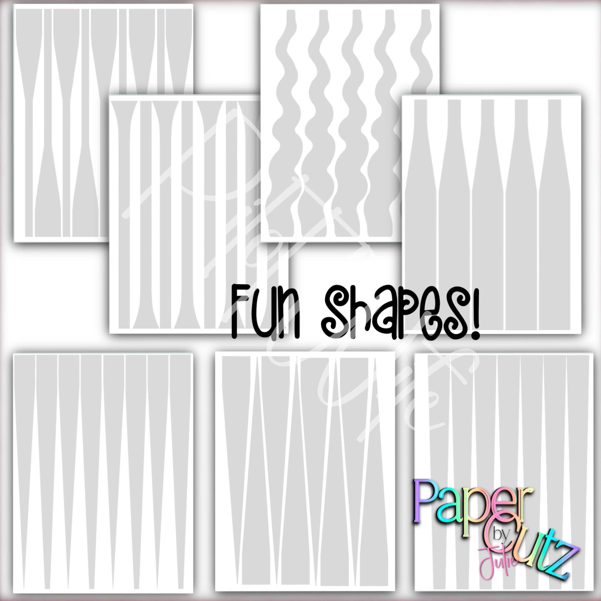Printable Paper Bead Templates Set, DIY Paper Bead Patterns PDF, JPG ...