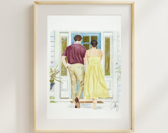 The Summer I Turned Pretty | Hand-Painted Print of Watercolor Painting | 8x10 | Team Conrad | TSITP