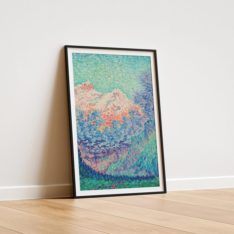 Les Diablerets (1903) | Paul Signac Print | Pointillist Artwork | Neo ...