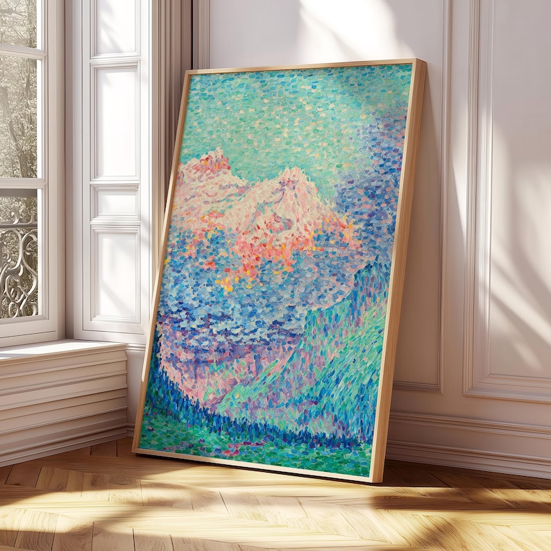 Les Diablerets (1903) | Paul Signac Print | Pointillist Artwork | Neo ...