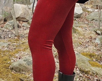 Mini legging en velours pied-de-poule pour homme - Choisissez votre taille