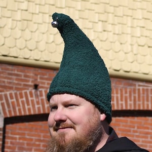 Holiday Gnome Hat with 1&quot; Jingle Bell - Adult or Kids size - Ready to ship - Pick your colors and size
