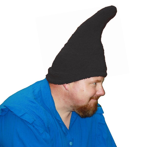 Gnome Hat - Adult size - Ready to ship - Black