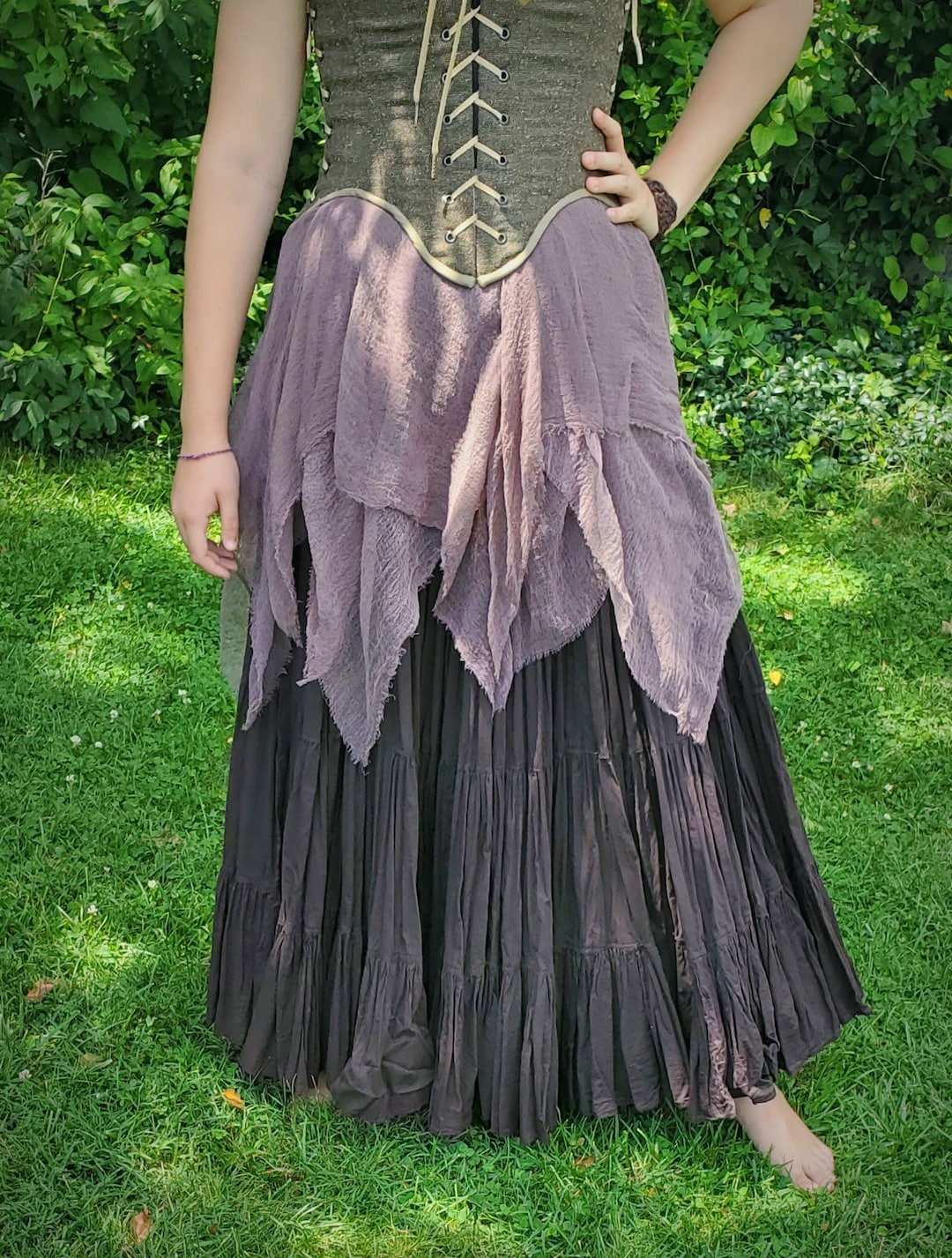 Ragged Gossamer Over Skirt - Choose Your Color and Size - Etsy