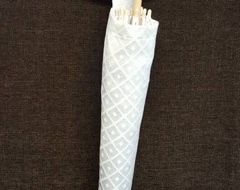 Parasol Sheath - Ivory Diamond Jacquard - Ready to ship