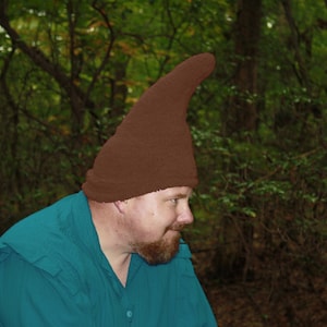 Gnome Hat - Adult size - Ready to ship - Brown