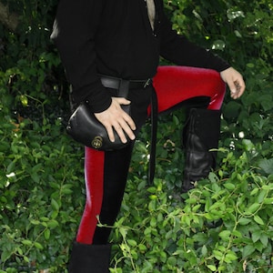 Men&#39;s Bi-Color Velvet Leggings - pick your color/ pick your size