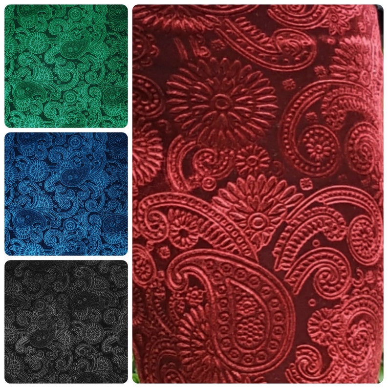 Men/'s Embossed Paisley Velvet Leggings pick your color pick your size