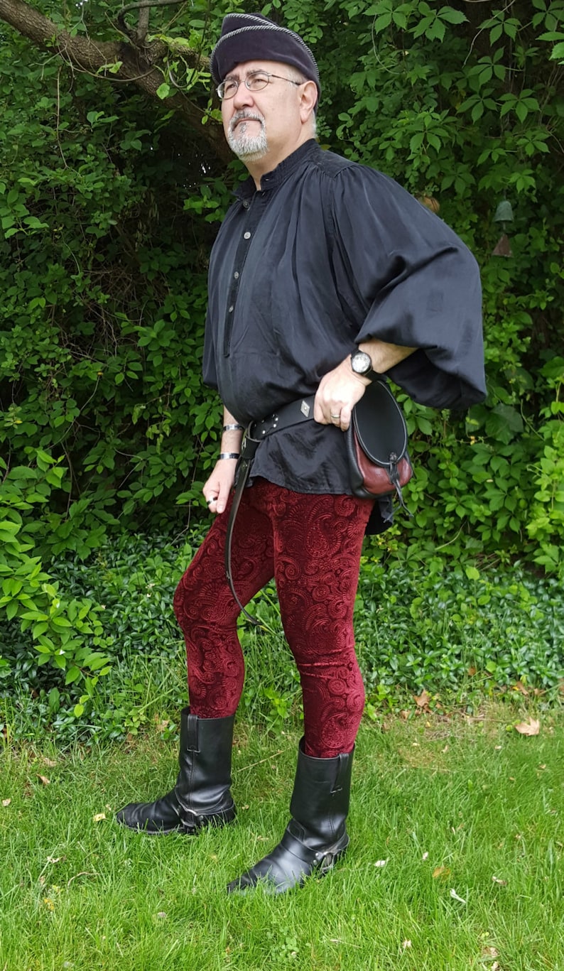 Men/'s Embossed Paisley Velvet Leggings pick your color pick your size