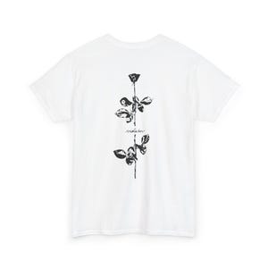 T-shirt Depeche Mode Violator albumhoes | Voor- en achterkant: