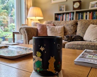 Hand-drawn,Mug: Whimsical Character Art Coffee Cup