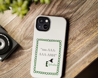 Elphaba iPhone Case Humorous Musical Case Wicked Broadway Musical Inspired Lightweight glossy phone case