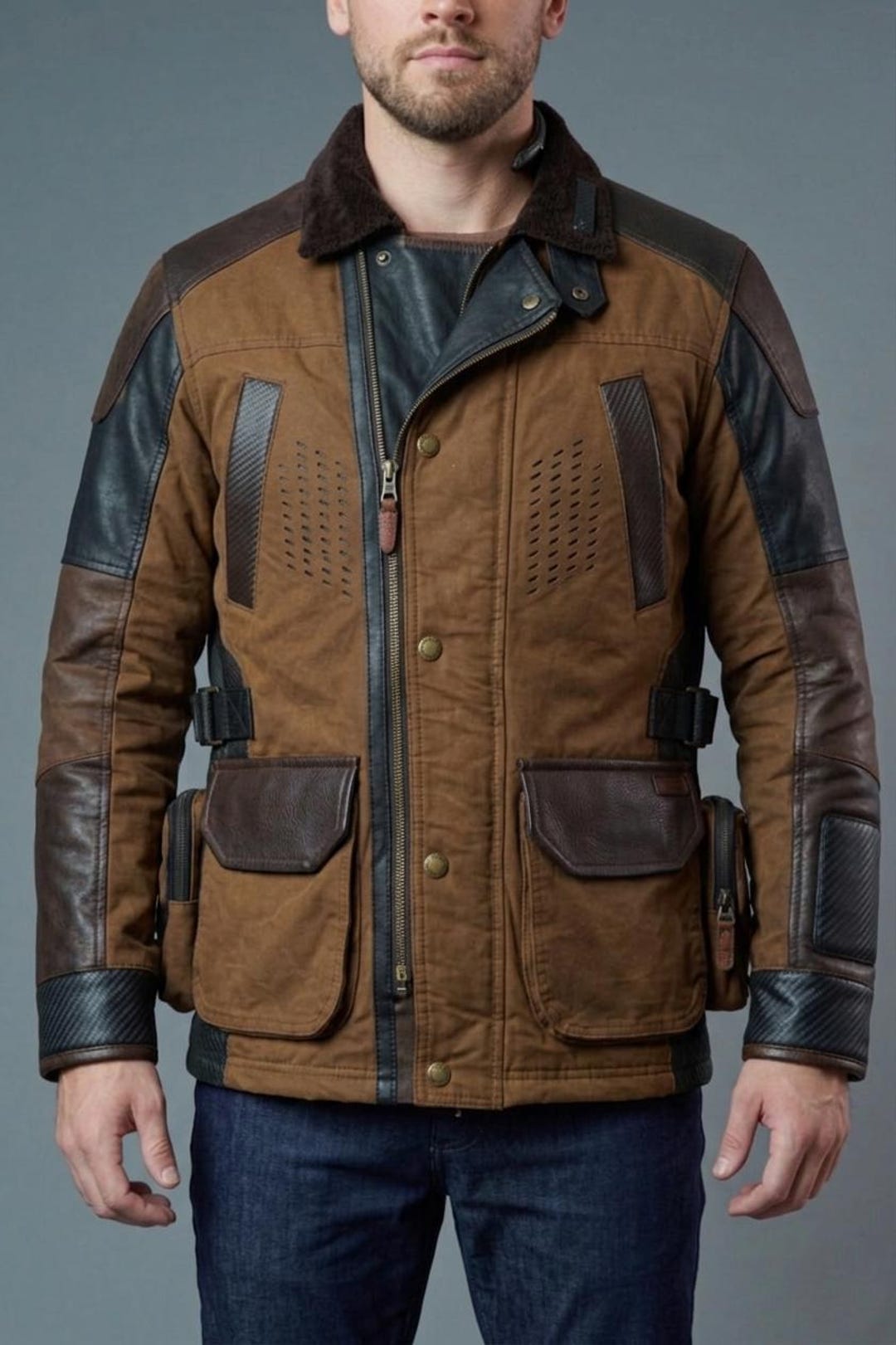 APEX Explorer Tactical Field Jacket - Handcrafted Waxed Canvas and ...
