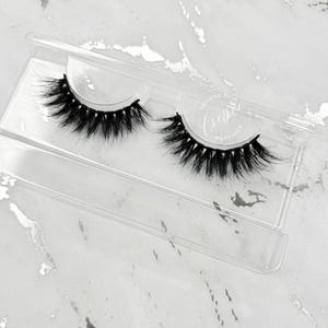 Matzwarte nepwimpers nepwimpers | Natuurlijke salonvolume piekerige glamourstrip wimpers | Herbruikbare make-upwimpers - Tami